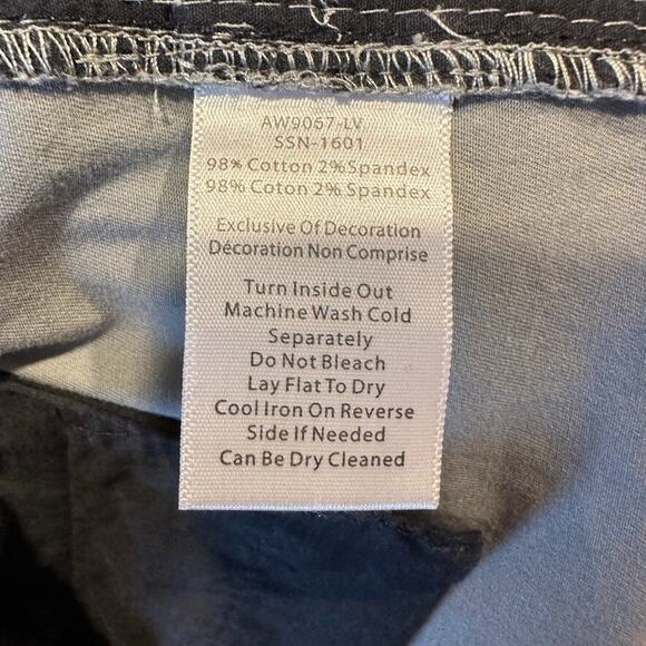 ATM Enzyme Wash Slim Ankle‎ Zip Pants Womens 4 Green Chino Preppy Quiet Luxury - Picture 11 of 12